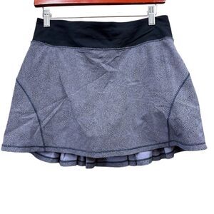 Lululemon Women's Pleated Skirt Size 6 Tall Black Short Casual Skirt